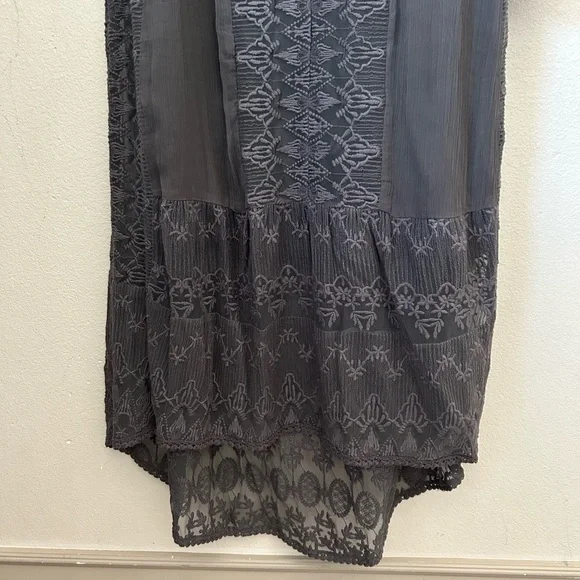 Sundance gray maxi dress size 14P - Picture 11 of 12